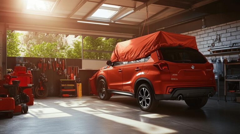 Entretien Suzuki Vitara : Le remplacement de bache explique pas a pas